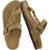 imageCUSHIONAIRE Womens Libby Cork footbed Sandal with Comfort and Wide Widths AvailableTaupe