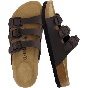 imageCUSHIONAIRE Womens Lela Cork footbed Sandal with ComfortBrown Nappa