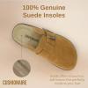 imageCUSHIONAIRE Womens Blain Genuine Suede SlipOn Clogs with  Memory Foam ampamp Chic Buckle Mule  Comfortable NonSlip Wide Widths AvailableChestnut Suede