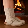 imageCUSHIONAIRE Womens Blain Genuine Suede SlipOn Clogs with  Memory Foam ampamp Chic Buckle Mule  Comfortable NonSlip Wide Widths AvailablePutty