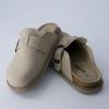 imageCUSHIONAIRE Womens Blain Genuine Suede SlipOn Clogs with  Memory Foam ampamp Chic Buckle Mule  Comfortable NonSlip Wide Widths AvailablePutty