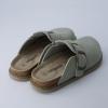 imageCUSHIONAIRE Womens Blain Genuine Suede SlipOn Clogs with  Memory Foam ampamp Chic Buckle Mule  Comfortable NonSlip Wide Widths AvailableSage