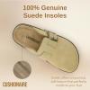 imageCUSHIONAIRE Womens Blain Genuine Suede SlipOn Clogs with  Memory Foam ampamp Chic Buckle Mule  Comfortable NonSlip Wide Widths AvailableSand Suede