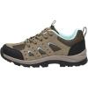 imageCUSHIONAIRE Brig Womens Hiking Shoes Supportive Trail Shoes for Women with Waterproof Protection and Arch SupportBrown M