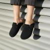 imageCUSHIONAIRE Hana  Genuine Leather Suede Classic Clog Womens Shoes  Slip On Mule Comfortable Shoes for WomenBlack