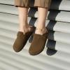 imageCUSHIONAIRE Hana  Genuine Leather Suede Classic Clog Womens Shoes  Slip On Mule Comfortable Shoes for WomenBrown