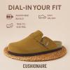 imageCUSHIONAIRE Hana  Genuine Leather Suede Classic Clog Womens Shoes  Slip On Mule Comfortable Shoes for WomenCamel
