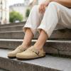 imageCUSHIONAIRE Hana  Genuine Leather Suede Classic Clog Womens Shoes  Slip On Mule Comfortable Shoes for WomenSand