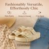 imageCUSHIONAIRE Panama Sandals for Women 2025  SlipOn Casual Lightweight Summer Slides  Platform Sandals Women Beach FootwearNatural