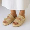 imageCUSHIONAIRE Panama Sandals for Women 2025  SlipOn Casual Lightweight Summer Slides  Platform Sandals Women Beach FootwearNatural