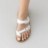 imageCUSHIONAIRE Pluto Cork Footbed Summer Sandals for Women Comfortable Slides with Adjustable Buckles Toe Loop ampamp Stitched Design  Stylish Slip On Women FootwearOlive