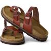 imageCUSHIONAIRE Pluto Cork Footbed Summer Sandals for Women Comfortable Slides with Adjustable Buckles Toe Loop ampamp Stitched Design  Stylish Slip On Women FootwearWhiskey
