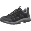 imageCUSHIONAIRE Brig Womens Hiking Shoes Supportive Trail Shoes for Women with Waterproof Protection and Arch SupportBlack M
