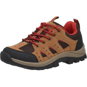 imageCUSHIONAIRE Brig Womens Hiking Shoes Supportive Trail Shoes for Women with Waterproof Protection and Arch SupportTan M