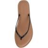 imageCUSHIONAIRE Cora Flip Flops for Women  Vacation Beach Essentials  Casual Women Footwear Sandals with Wide Widths AvailableBlack