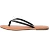 imageCUSHIONAIRE Cora Flip Flops for Women  Vacation Beach Essentials  Casual Women Footwear Sandals with Wide Widths AvailableBlack