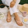 imageCUSHIONAIRE Cora Flip Flops for Women  Vacation Beach Essentials  Casual Women Footwear Sandals with Wide Widths AvailableBlush