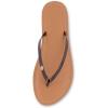 imageCUSHIONAIRE Cora Flip Flops for Women  Vacation Beach Essentials  Casual Women Footwear Sandals with Wide Widths AvailableBrown Patent