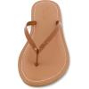 imageCUSHIONAIRE Cora Flip Flops for Women  Vacation Beach Essentials  Casual Women Footwear Sandals with Wide Widths AvailableCognac Patent