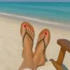 imageCUSHIONAIRE Cora Flip Flops for Women  Vacation Beach Essentials  Casual Women Footwear Sandals with Wide Widths AvailableLeopard