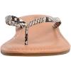 imageCUSHIONAIRE Cora Flip Flops for Women  Vacation Beach Essentials  Casual Women Footwear Sandals with Wide Widths AvailableNatural Snake