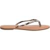 imageCUSHIONAIRE Cora Flip Flops for Women  Vacation Beach Essentials  Casual Women Footwear Sandals with Wide Widths AvailableNatural Snake