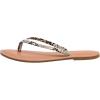imageCUSHIONAIRE Cora Flip Flops for Women  Vacation Beach Essentials  Casual Women Footwear Sandals with Wide Widths AvailableNatural Snake