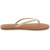 imageCUSHIONAIRE Cora Flip Flops for Women  Vacation Beach Essentials  Casual Women Footwear Sandals with Wide Widths AvailableNude Patent