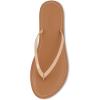 imageCUSHIONAIRE Cora Flip Flops for Women  Vacation Beach Essentials  Casual Women Footwear Sandals with Wide Widths AvailableNude Patent