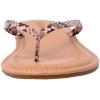 imageCUSHIONAIRE Cora Flip Flops for Women  Vacation Beach Essentials  Casual Women Footwear Sandals with Wide Widths AvailablePink Snake