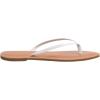 imageCUSHIONAIRE Cora Flip Flops for Women  Vacation Beach Essentials  Casual Women Footwear Sandals with Wide Widths AvailableWhite