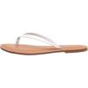 imageCUSHIONAIRE Cora Flip Flops for Women  Vacation Beach Essentials  Casual Women Footwear Sandals with Wide Widths AvailableWhite