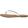 imageCUSHIONAIRE Cora Flip Flops for Women  Vacation Beach Essentials  Casual Women Footwear Sandals with Wide Widths AvailableWhite Croco