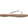 imageCUSHIONAIRE Cora Flip Flops for Women  Vacation Beach Essentials  Casual Women Footwear Sandals with Wide Widths AvailableWhite Croco