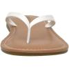 imageCUSHIONAIRE Cora Flip Flops for Women  Vacation Beach Essentials  Casual Women Footwear Sandals with Wide Widths AvailableWhite Croco