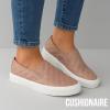imageCUSHIONAIRE Faze Womens Quilted SlipOn Sneaker  Faux Leather Casual Shoe with Memory Foam Insole ampamp Rubber OutsoleBlush