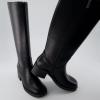 imageCUSHIONAIRE Sawyer Tall Chunky Heel Womens Boots  Pull On Casual Knee High Boots for WomenBlack