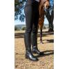 imageCUSHIONAIRE Sawyer Tall Chunky Heel Womens Boots  Pull On Casual Knee High Boots for WomenBlack