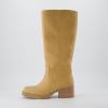 imageCUSHIONAIRE Sawyer Tall Chunky Heel Womens Boots  Pull On Casual Knee High Boots for WomenHoney