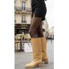 imageCUSHIONAIRE Sawyer Tall Chunky Heel Womens Boots  Pull On Casual Knee High Boots for WomenHoney