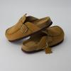 imageCUSHIONAIRE Canoe Genuine Suede Clogs for Women Footwear with Moc Toe Design  Casual Slip On Womens ShoesCamel