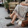 imageCUSHIONAIRE Canoe Genuine Suede Clogs for Women Footwear with Moc Toe Design  Casual Slip On Womens ShoesKhaki