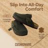 imageCUSHIONAIRE Canoe Genuine Suede Clogs for Women Footwear with Moc Toe Design  Casual Slip On Womens ShoesKhaki