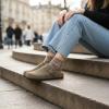 imageCUSHIONAIRE Hana  Genuine Leather Suede Classic Clog Womens Shoes  Slip On Mule Comfortable Shoes for WomenMoss