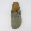 imageCUSHIONAIRE Haze Genuine Suede Leather Mens Clogs  Comfortable Slip On Potato Shoes for Men with Adjustable BuckleOlive