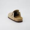 imageCUSHIONAIRE Haze Genuine Suede Leather Mens Clogs  Comfortable Slip On Potato Shoes for Men with Adjustable BuckleTaupe