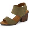 imageCUSHIONAIRE Womens Rosanna cut out sandal Memory Foam and Wide Widths AvailableKhaki