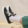 imageCUSHIONAIRE Freshman Canvas Womens Sneakers Lightweight Casual Walking Shoes for Women with Memory Foam Wide Widths AvailableBlack Canvas