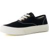 imageCUSHIONAIRE Freshman Canvas Womens Sneakers Lightweight Casual Walking Shoes for Women with Memory Foam Wide Widths AvailableBlack Canvas