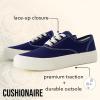 imageCUSHIONAIRE Freshman Canvas Womens Sneakers Lightweight Casual Walking Shoes for Women with Memory Foam Wide Widths AvailableBlue Canvas